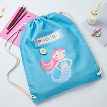 Personalised Mermaid Nursery Bag