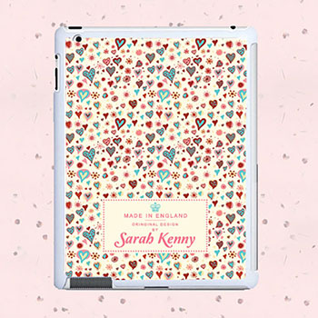 Thousand Hearts Personalised Tablet and iPad Case