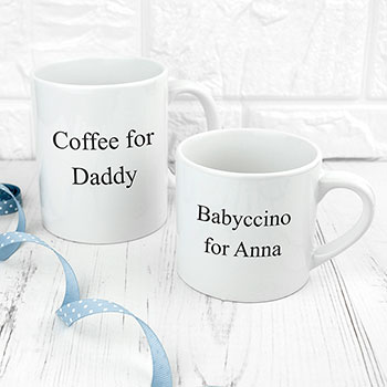 Personalised Daddy & Me Together Forever Mugs