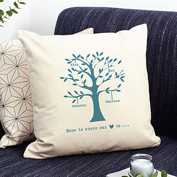 Personalised Family Tree Cushion Cover