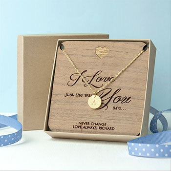 Personalised Just The Way You Are Necklace & Keepsake
