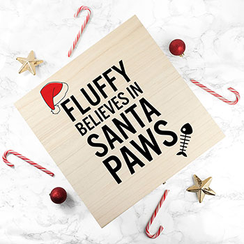 Personalised Pets Santa Paws Christmas Eve Box
