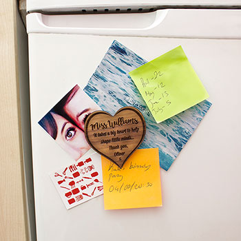 Personalised Teachers In Our Hearts Fridge Magnet
