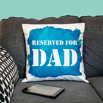 Reserved For... Watercolour Cushion Cover