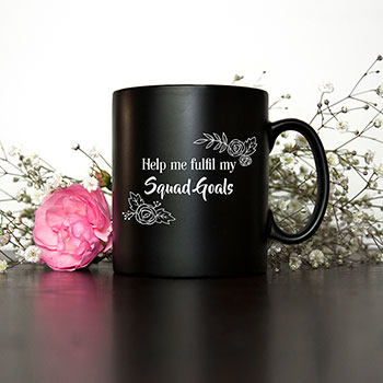 Squad Goals Personalised Bridesmaid Proposal Mug