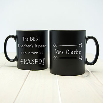 The Best Teacher's Lessons Can Never Be Erased! Matte Coloured Mug